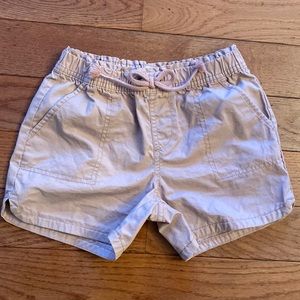 Girls mauve colored Gap elastic waistband shorts